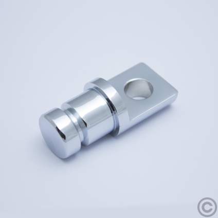 Båtbeslag/Glidfäste Osymmretisk Mässing Krom Norsk Modell End Plug Brass Chrome 22mm 211-22 M10 N M30.jpg