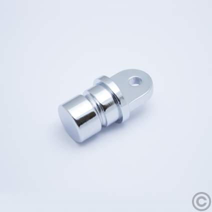 Båtbeslag/Rörfäste Mässing Krom End Plug Brass Chrome 25mm 205-25 M30.jpg