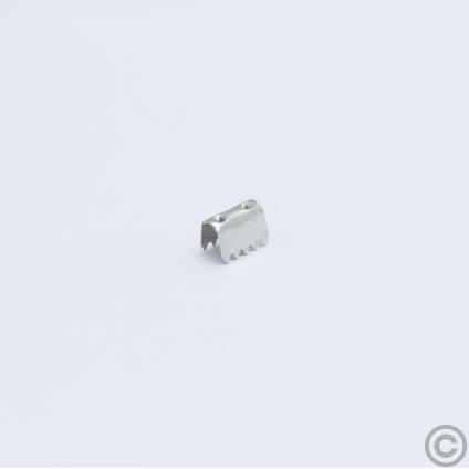 Beslag/Klammer/Amortisörklammer Mässing Förnicklad Brass Nickelplated Chord Clip 2,5mm 10100-2,5 M20.jpg