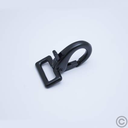 Hakar/Karbinhakar/Karbinhake Zink Svartoxiderad Snap Hook Zinc Black Oxy 25mm 1520-25 Z70.jpg