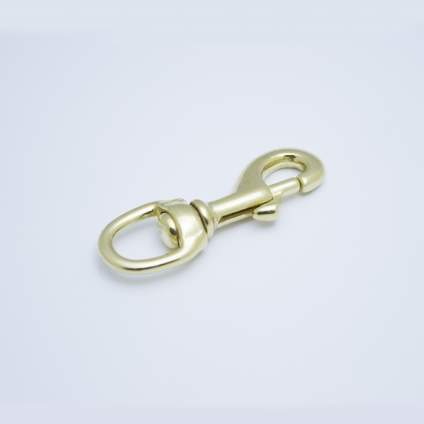 Hakar/Pistolhake/Pistolhake Kraftig Svirvel Mässing Bolt Snap Hook Swivel Heavy Brass 16mm 1516-16 S M00.jpg