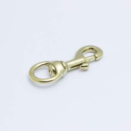 Hakar/Pistolhake/Pistolhake Kraftig Svirvel Mässing Bolt Snap Hook Swivel Heavy Brass 20mm 1516-20 S M00.jpg