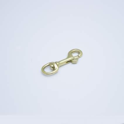 Hakar/Pistolhake/Pistolhake Svirvel Mässing Bolt Snap Hook Swivel Brass 10mm 1512-10 M00.jpg