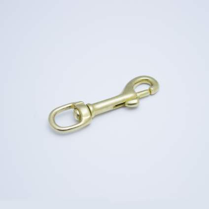 Hakar/Pistolhake/Pistolhake Svirvel Mässing Bolt Snap Hook Swivel Brass 13mm 1516-13 M00.jpg