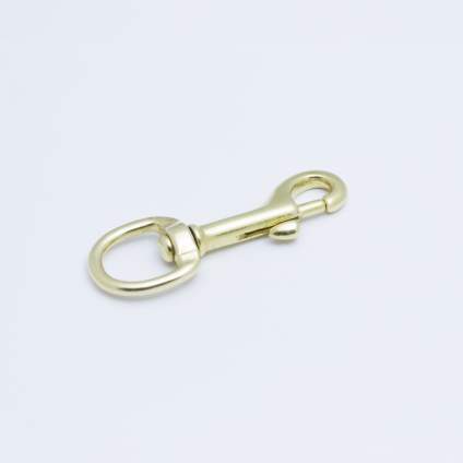 Hakar/Pistolhake/Pistolhake Svirvel Mässing Bolt Snap Hook Swivel Brass 20mm 1516-20 M00.jpg