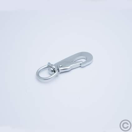 Hakar/Platthake & Trådhake/Karbinhake Järn Galvaniserad Modell 0 Snap Hook Galvanized 1521-0 K J10.jpg