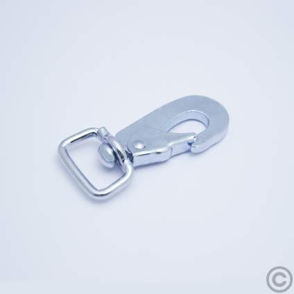 Hakar/Platthake & Trådhake/Karbinhake Järn Galvaniserad Modell 2 Snap Hook Galvanized 1521-2 K J10.jpg